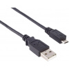 PremiumCord Kabel micro USB 2.0, A-B 1,5m kabel navržený pro rychlé nabíjení ku2m15f