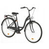 Mestsky bicykel - Retro S1B 28 palcov čierny bicykel (Mestský bicykel Retro S1B 28 palcový pre ženy čierny)