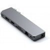 Satechi Pro Hub Max USB-C adaptér, Space Gray Aluminium ST-UCPHMXM