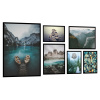 Plagát v ráme 140 cm x 73 (Mega Set 6 PCS Plagáty maľby v rámci č. KP007)
