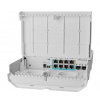 MikroTik CSS610-1Gi-7R-2S+OUT reverzný PoE switch, 8x Gigabit, 2x SFP+, 1x PoE out, 7x PoE in, 56Gbps