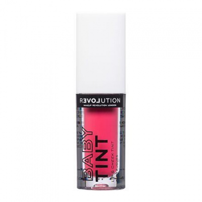 Revolution Relove Baby Tint Lip & Cheek rtěnka a tvářenka 2v1 1.4 ml odstín Fuchsia