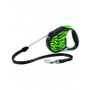 Flexi Safari Tygr lanko M 5 m zelené do 20 kg