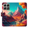 Flip pouzdro iSaprio - Xiaomi 14T Pro - Colorful Mountains s kapsičkami na karty (Flipové knížkové pouzdro, obal, kryt iSaprio s přihrádkami na karty a motivem)