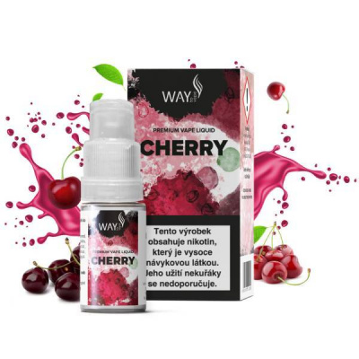 E-liquid Way To Vape Cherry 10ml Obsah nikotinu: 3mg