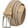 Rovicky Béžový pletený opasok so striebornou sponou R-PAR-PU-115 ONE SIZE