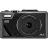 Easypix V64 Flip digitálny fotoaparát 13 Megapixel čierna integrovaný akumulátor, WiFi, 4K video, Full HD videozáznam; 20203