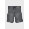 Detské rifľové krátke nohavice Mayoral 6218.7C.Junior.PPY2 sivá 140