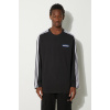 Bavlnené tričko s dlhým rukávom adidas Originals Adibreak Longsleeve Tee čierna farba, s nášivkou, IY4850