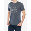 Merino tričko Super.natural Bicycle Nomad Tee - turbulence blue/feather grey