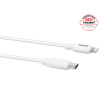 AVACOM MFIC-120W kabel USB-C - Lightning, MFi certifikace, 120cm, bílá