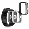 2x Púzdro kwmobile Xiaomi Redmi Watch 4 stříbrná, černá