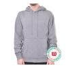 Pánske mikiny Wilson Triblend Hoodie - med heather grey - Sivý (L)