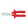 Kliešte štiepacie bočné 200mm silové VDE 7407200 , Knipex 7407200