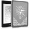 Púzdro KW Mobile - Baroque Compass - KW4672404 - pre Amazon Kindle Paperwhite 4 (2018) - silikónové (KW Mobile obal na Amazon Kindle Paperwhite 4 (2018), flip, motív Baroque Compass, silikónový, AutoS