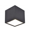 Lutec 6389101118 Stropné LED svietido GEMINI 6,9W, 4000K, 750lm, IP65, tmavo-šedá
