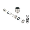 Weidmüller KDSW M40 BS O NI 1 G40 káblová priechodka, 1136520000, od 28.6 mm, do 36.2 mm, M40, 1 ks; 1136520000