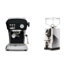 Ascaso Dream ONE, Dark Black + Eureka Mignon Turbo, CR chrome