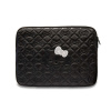 Case Sourcing Hello Kitty Sleeve HKCSZPEKHBPK 14 černá/černá Zip PU prošívané mašle
