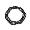 Stoklasa Perlový náhrdelník dlouhý, retro - 26 (Ø10 mm) černá