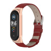 Remienok na hodinky Xiaomi Mi Band 6/5/ červená farba + ružové zlato