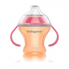 BABY ONO Netečúci hrnček s mäkkým náustkom Baby Ono 180 ml oranžový