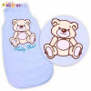 Spací vak Medvedík Teddy, Baby Nellys - sv. modrý vel. 2