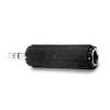 Audio Redukcia, Jack (3,5mm) M-Jack (6,3mm) F, 0, stereo, čierna, Logo