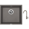 Set Sinks FRAME 457 Truffle + batéria Sinks MIX 35 Truffle