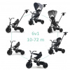 QPLAY Trojkolka Elite Platinum Grey, 6 v 1, vek 10-72 mesiacov