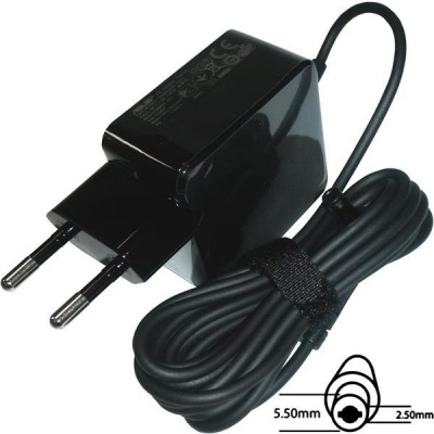 ASUS adaptér 33W , 19V, 2pin , W/O cord- pre Asus X451MA, X551MA, X751MA ( 5,5mmx2,5mm) B0A001-00340800