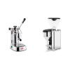 La Pavoni Professional Lusso + Rocket Espresso GIANNINO, chrome/black