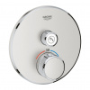 GROHE Grohtherm SmartControl - Termostat pre podomietkovú inštaláciu s jedným ventilom, supersteel 29118DC0