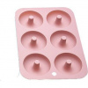 Silikónová forma na donuty 26x18cm svetlo ružová - Cakesicq