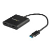 STARTECH USB to Dual HDMI Adapter - 4K, STARTECH USB to Dual HDMI Adapter - 4K - USB32HD2