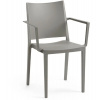 Rojaplast Záhradná stolička MOSK ARMCHAIR Sivá
