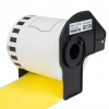 PRINTLINE PRINTLINE kompatibilní etikety s Brother DK-22606, žlutá papírová role 62 x 15,24m