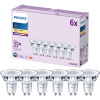 Philips LED 9290012178 LED En.trieda 2021 F (A - G) GU10 klasická žiarovka 3.5 W = 35 W teplá biela (Ø x d) 50 mm x 54 mm 6 ks; 9290012178