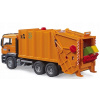 Nákladné auto pre deti - BRUDER MAN TGS smetiarske auto 2 KOŠE 03760 - 63,5 cm (Dructer Grainer Man TGS 2 koše 03760 - 63,5 cm)
