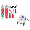 Crivit F2 Dvojkomorový paddleboard Exotic + Aku pumpa na paddleboard (800009432)