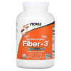 Now Foods Fiber-3, Prášok z vlákniny - 454 g