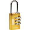 Kasp K10520YELD visiaci zámok 20 mm žltá na heslo; K10520YELD