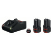 BOSCH Sada batérií GBA 12V / 2 x 2,0 Ah batéria + rýchlonabíjačka GAL 12V-40