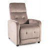 Relaxačné kreslo OTUS VELVET, béžová bluvel 40