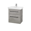 Dreja Umývadlová skrinka GO SZZ2 55 - D01 Betón / Úchytka T06 / D01 Betón
