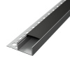 LEDprodukt LED lišta SDK 18 Dĺžka: 1m, Typ krytky: Čierna krytka zaklapávacia (difúzor)