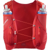 Salomon ADV Skin 12 Set flame scarlet haute red běžecká vesta Velikost: XL