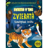 Samolepková knižka Svietia v tme: Zvieratá