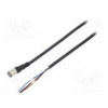 Připojovací kabel M8 PIN 4 přímý 5m zástrčka 1A 0÷70°C PVC
