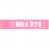 Gorilla Sports Fitness guma 10 lb, ružová